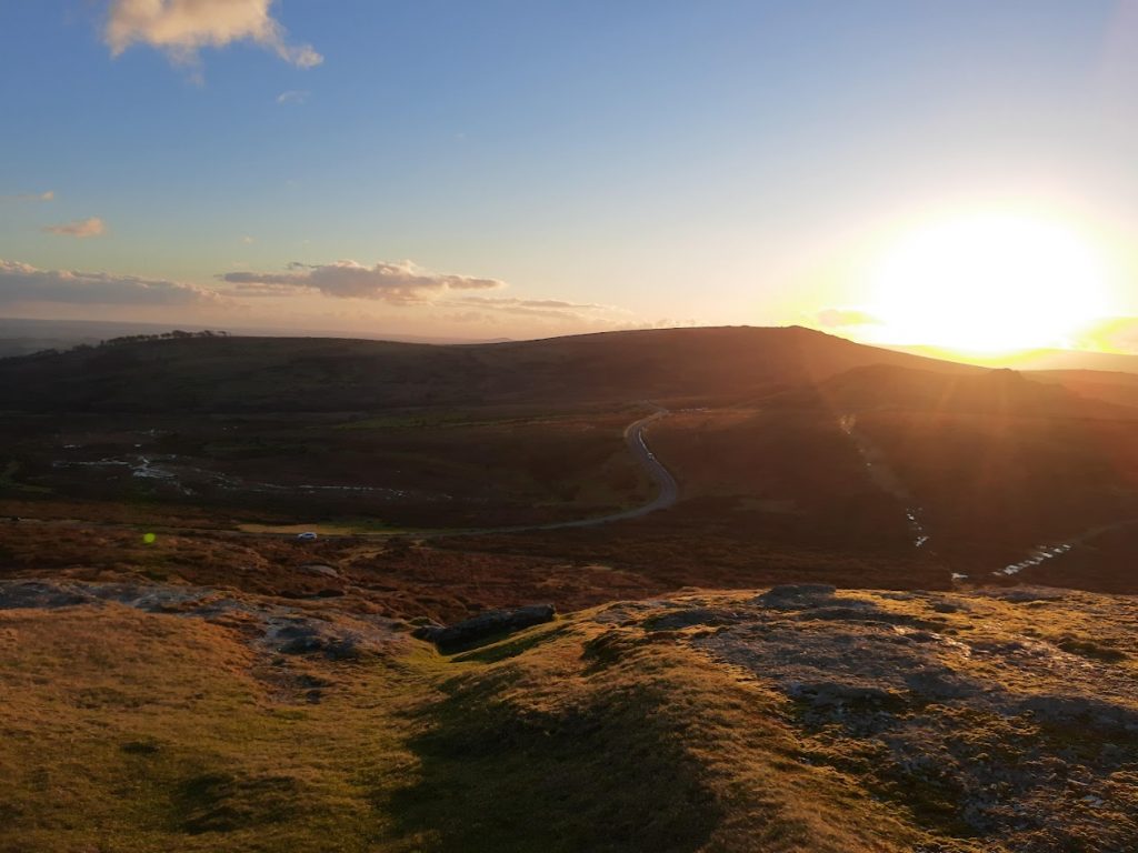 A view from Haytor, Dartmoor at dawn