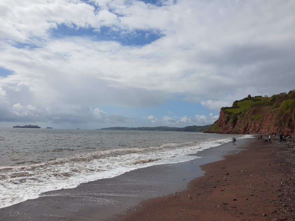 Ness Cove beach in Devon